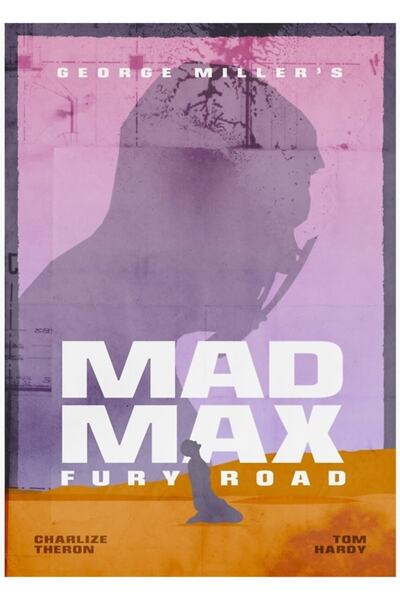 Universal Mad Max: Drumul Furiei |   Poster decorativ din lemn cu artă fan-art