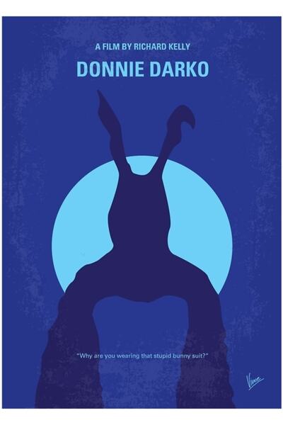 Universal No295- Poster decorativ din lemn cu pictură Donnie Darko