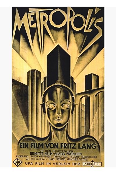 Universal Διακοσμητική Ξύλινη Αφίσα Μετρόπολις