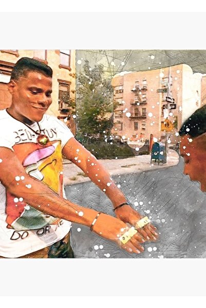 Universal Dtrt: Αγάπη εναντίον Μίσους, Ξύλινη Διακοσμητική Αφίσα Τέχνης