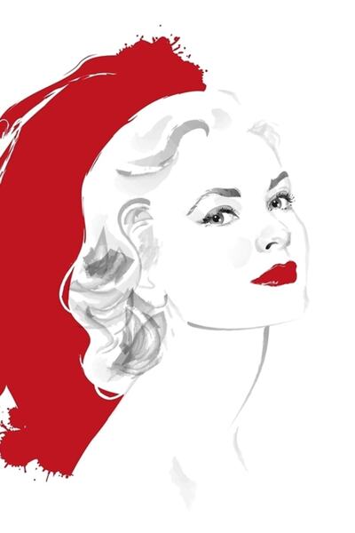 Universal Poster decorativ din lemn Red Grace Tablo