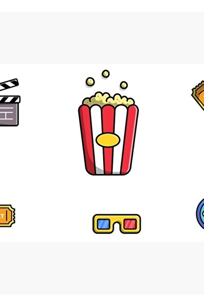 Universal Πακέτο Αυτοκόλλητων Κινηματογράφου, Ξύλινη Ξύλινη Αφίσα Διακοσμητική