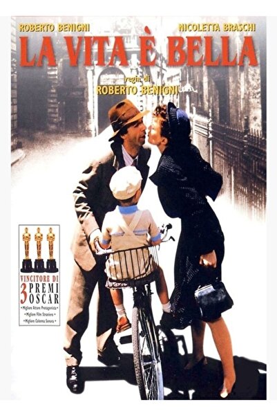 Universal La Vita E Bella Tablo Poster decorativ din lemn