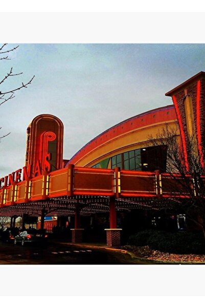 Universal Διακοσμητική Ξύλινη Αφίσα Κινηματογράφου Cool Lights Cinema Tablo