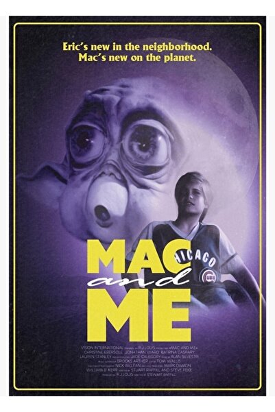 Universal Mac și eu 1988 Poster decorativ din lemn pictat