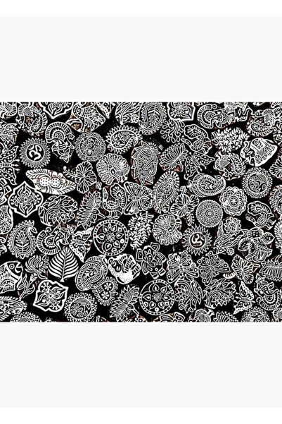 Universal Λευκή Φλοράλ Διακοσμητική Θήκη & Κάλυμμα για iPhone, Ξύλινη Αφίσα Δ...