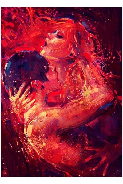 Universal Διακοσμητική Ξύλινη Αφίσα Τέχνης  "Twinflame Connection "