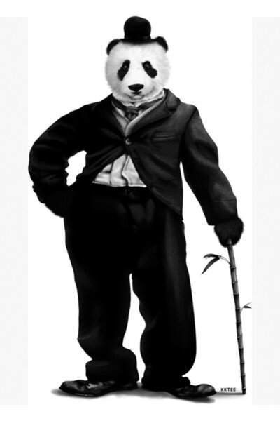 Universal Poster decorativ din lemn Pandaplın