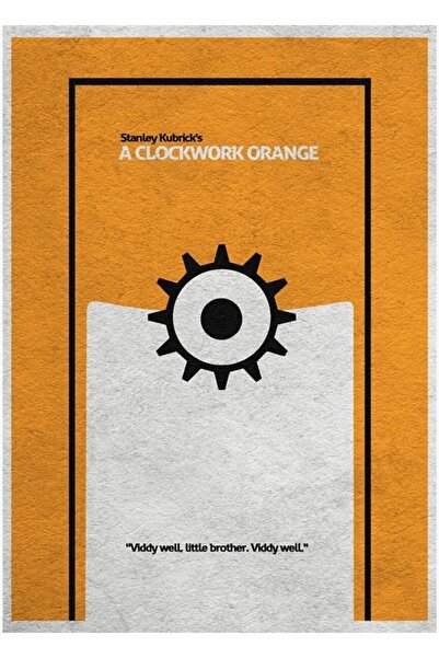 Universal A Clockwork Orange Tablo Poster decorativ din lemn