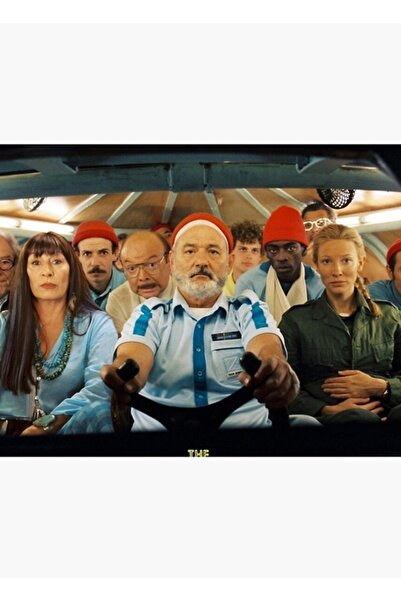 Universal Διακοσμητική Ξύλινη Αφίσα Τραπεζιού Life Aquatic