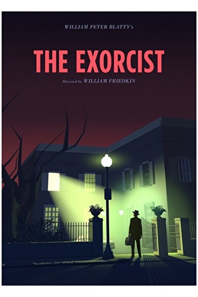 Universal Poster decorativ din lemn The Exorcist