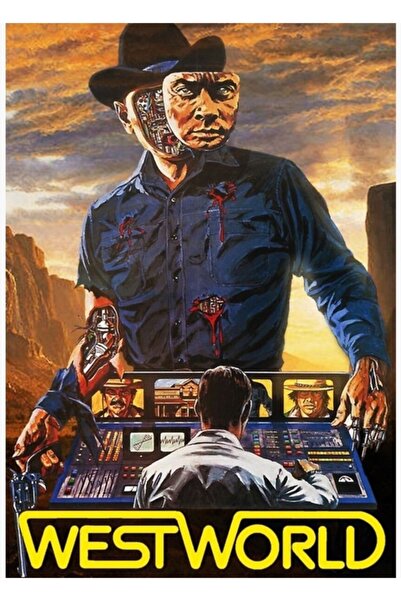 Universal Poster Westworld 1973 Tablou decorativ din lemn