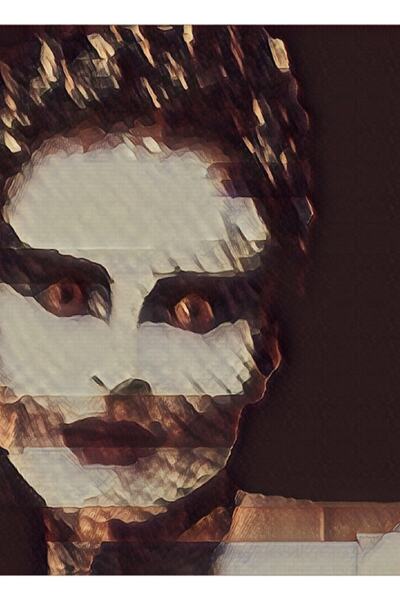 Universal Διακοσμητική Ξύλινη Αφίσα Τέχνης  "Μαύρος Κύκνος "