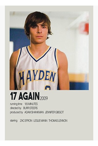 Universal 17 Again 2009- Poster decorativ din lemn