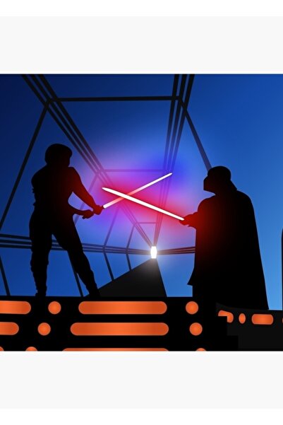 Universal Luke Vs Vader pe Bespin, tablou decorativ din lemn, poster decorativ