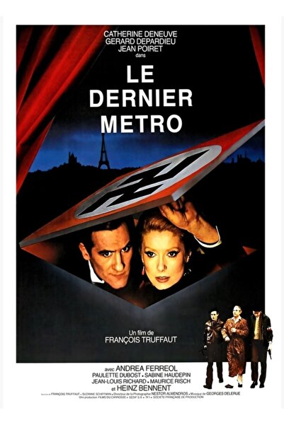 Universal Le Dernier Métro Poster decorativ din lemn