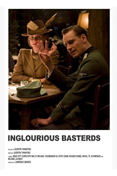 Universal Poster Inglourious Basterds, Tablou decorativ din lemn