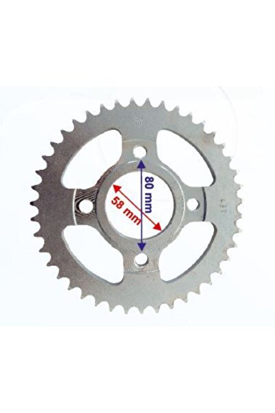 Genel Markalar 125 Cg Model Arka Dişli 428-43t Iç 58 Mm Öm