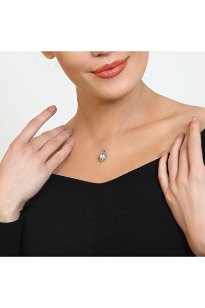 LOTUS JW Kafesli Lotus Kolye 925 Ayar Gümüş Kolye