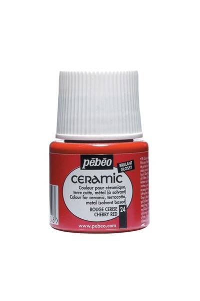 Pebeo Ceramic 24 Cherry Red Seramik Boyası 45 Ml