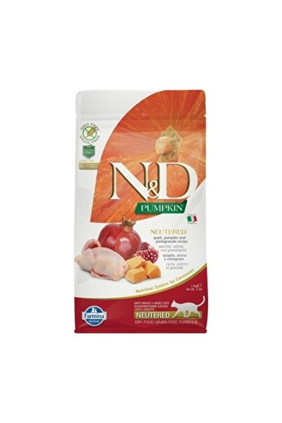 N&D Nd Pumpkin Balkabak Bıldırcın Ve Narlı Kısırlaştırılmış Kedi Maması 5 Kg