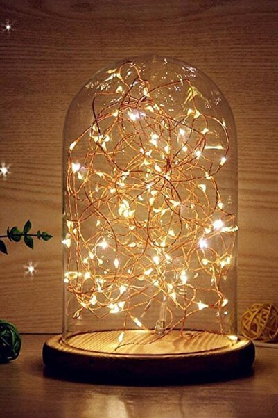 DDTREND Piller Dahil Peri Led Çok Amaçlı Dekoratif Aydınlatma 3 Metre Sarı Işık