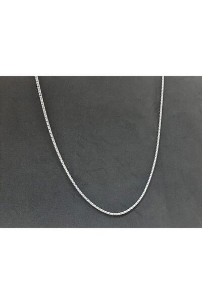 Ebijuteri Erkek Orjinal Burgu Çelik Zincir 65cm