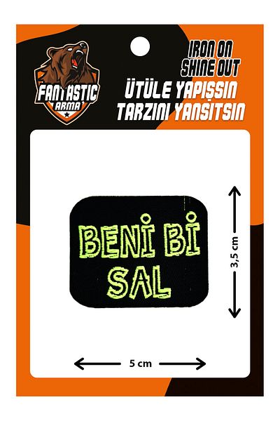 FANTASTIC ARMA Patch de armă țesută care se lipsește cu fierul de călcat