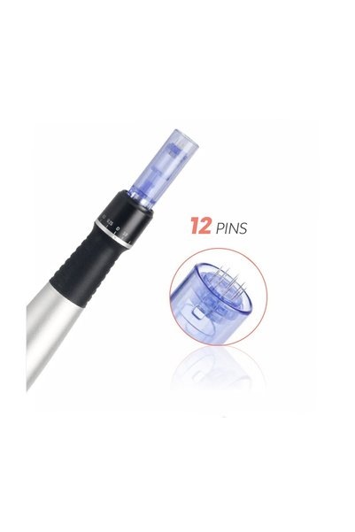 Ekai Blue Dermapen Needle with Cap 12 Needles 50 Pieces