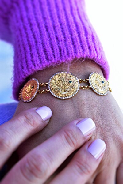 Aydın Kuyumculuk Kadın 14 Ayar Tuğralı Bileklik