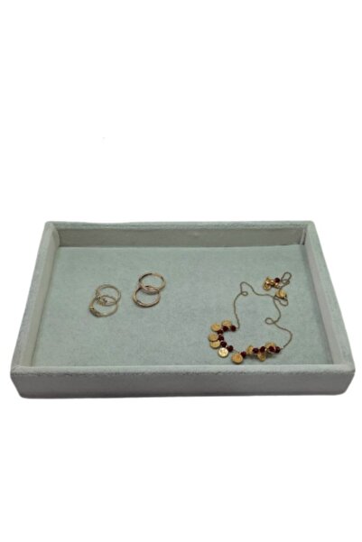 Aydın Decor Yeni Küçük 22-14 Cm Gri Boş Servis Tabla (aydındecor)