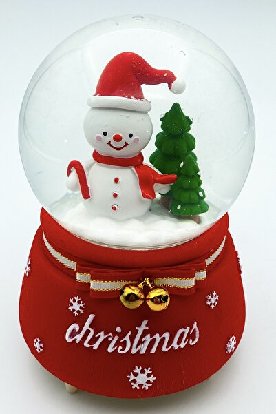 F E DENİZYILDIZI Kurmalı Yılbaşı Kar Küresi