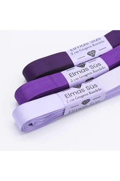 E Elmas Grogren Kurdele 3 Adet 2cm 10m