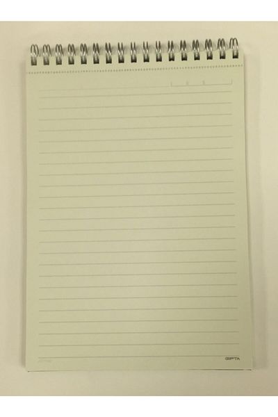 Gıpta Block Master Spiral Cardboard Cover Block A5 100 Sheets - Striped