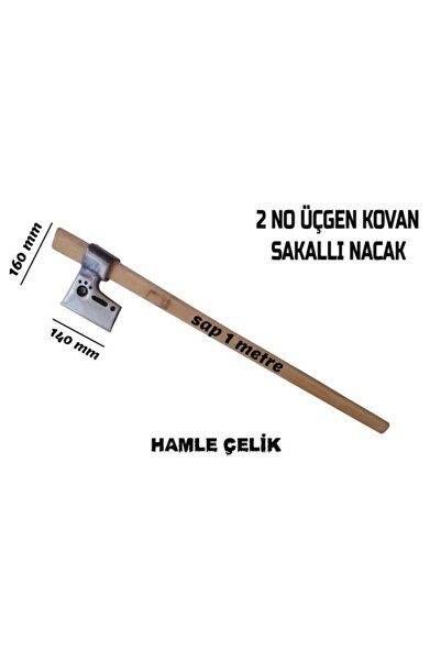 ERÇELİK TİCARET Sakallı Nacak Üçgen Kovan 2 No Saplı