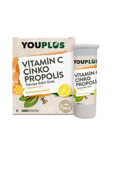 Youplus You Plus Vitamin C Çinko Propolis Skt03/2022 Yeni Ambalaj