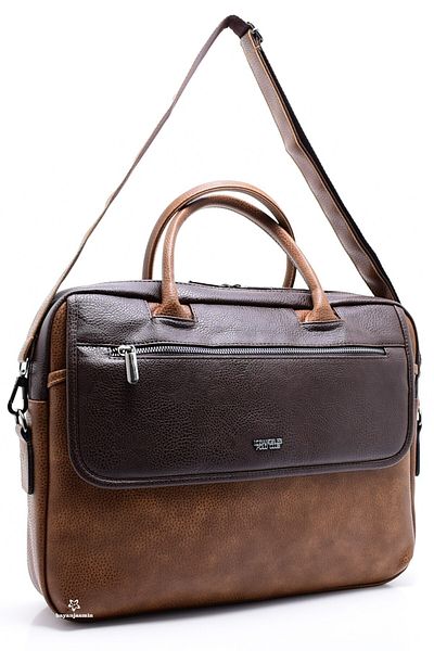 LOS ANGELES POLO CLUB Tan Body Brown Cover Unisex Laptop & Χαρτοφύλακας