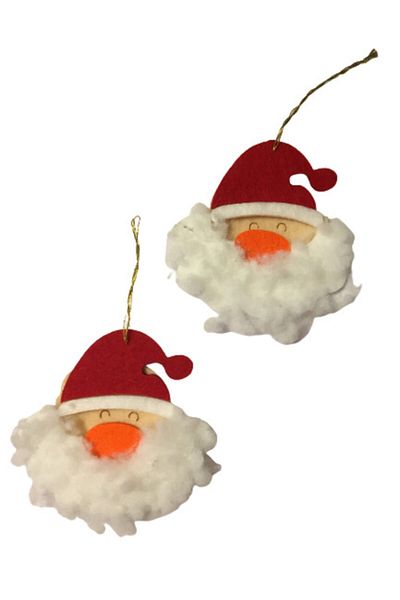 Işin Tasarım Christmas Pine Tree Santa Claus Ornament