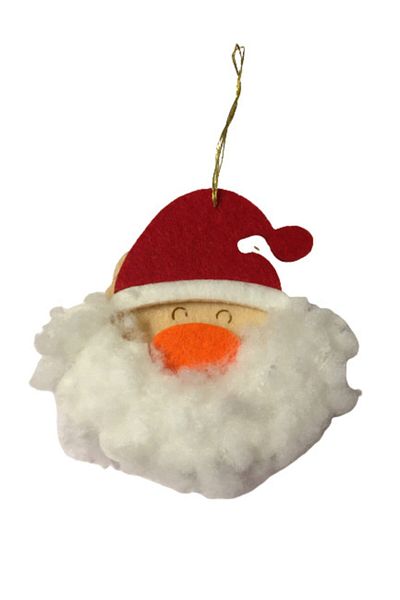 Işin Tasarım Christmas Pine Tree Santa Claus Ornament