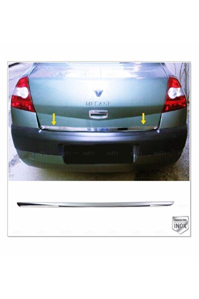 FAMS OTO AKSESUAR Renault Megane 2 Sedan Krom Bagaj Alt Çıtası 2004-2010 Aras...