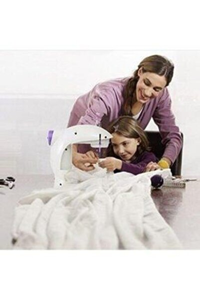 Genel Markalar Pedallı Kolay Profesyonel Mini Dikiş Makinesi Sewıng Mach Sm202a Elektrikli Pedallı Kolay Mini Dikiş