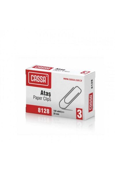 Cassa 8128 28mm Paper Clip Paper Clip 100 Pack