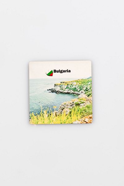 Dünyadan Hediyeler Bulgaria Themed Wooden Coaster