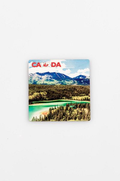 Dünyadan Hediyeler Canada Themed Wooden Coaster