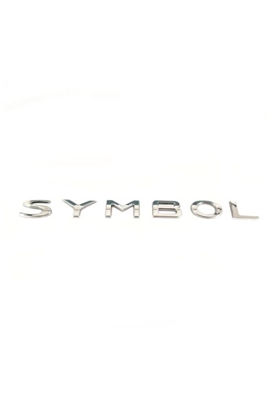 Genel Markalar Otomustafa Symbol Bagaj Yazısı Renault Clio 8200867304