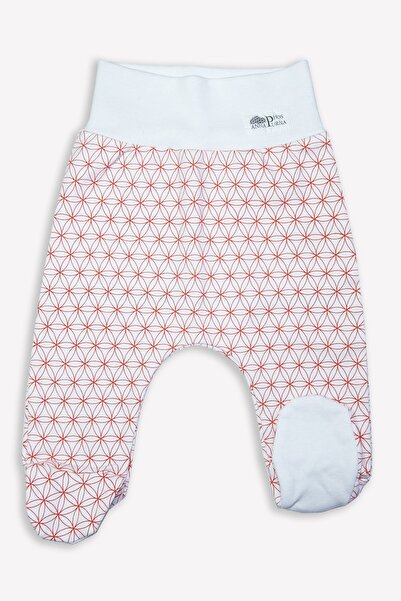 Ozmoz By Mukadder Özden Special Collection Annapurna Organic Baby White Pants with Booties