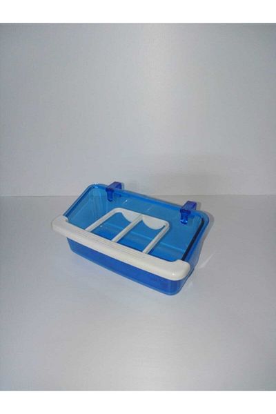 T-Pet 1st quality Blue Color Grilled Lunch Box 10cm