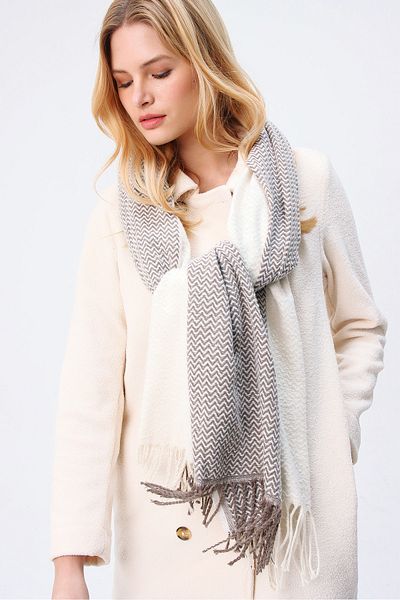 Trend Alaçatı Stili Schultertuch - Mehrfarbig - Casual