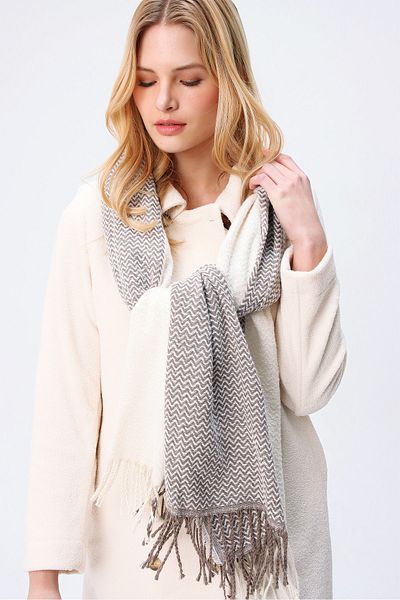 Trend Alaçatı Stili Schultertuch - Mehrfarbig - Casual