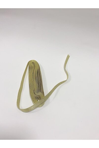 ALAZ TASARIM HOBİ Panglică de satin cu sclipici aurii de 1 cm